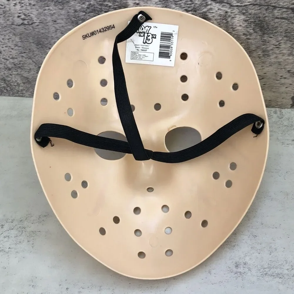 HALLOWEEN HORROR MASK FRIDAY THE 13TH JASON VOORHEES PLASTIC HOCKEY